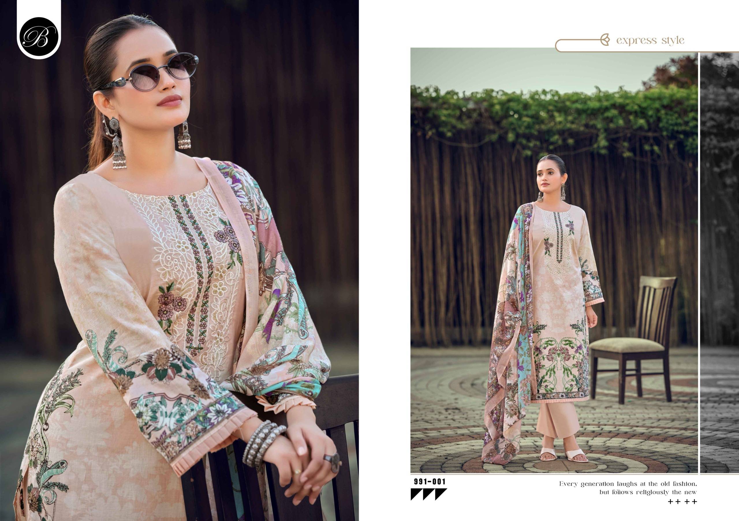 NAIRA VOL 150 BY BELLIZA DESIGNER 01 To 08 Series Indian Traditional casual wear Pakistani Pure Cotton dresses At Wholesale Price